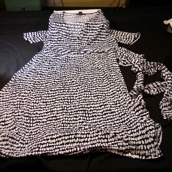 Josephine spandex dress w belt L - Picture 1 of 8